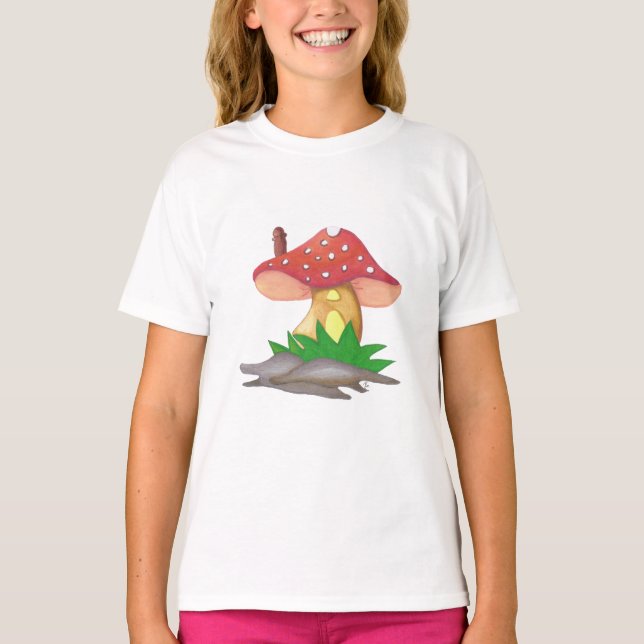 T-shirt Camiseta Casa de Cogumelo (Devant)