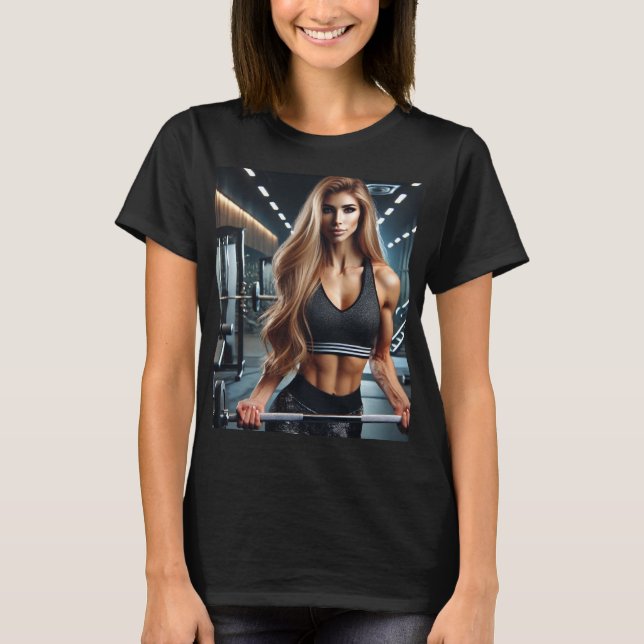 T-shirt Camiseta Chica Fitness (Devant)