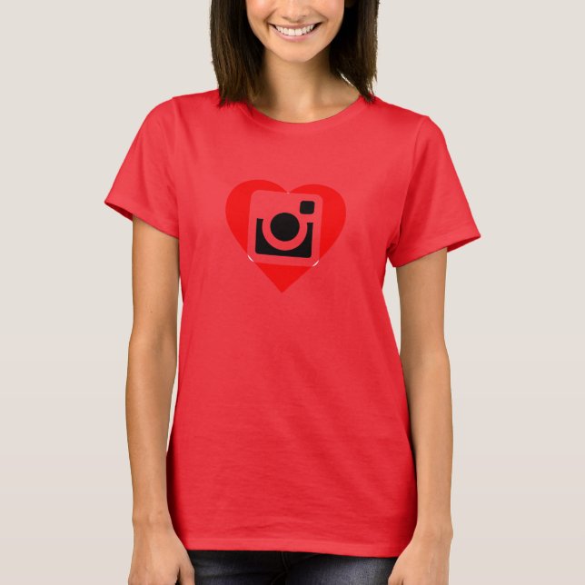 T-shirt Camiseta chica Instagram Lover (Devant)