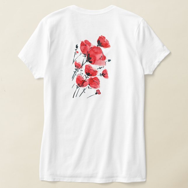 T-shirt Camiseta con motivo de Flor de Cerezo (Couchage Retour)