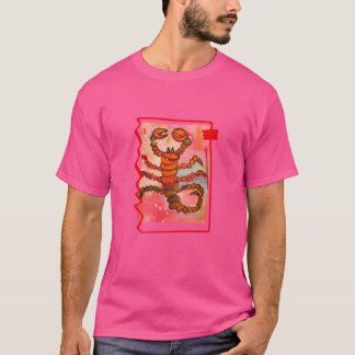 T-shirt camiseta con signo de zodiáco escorpio, 