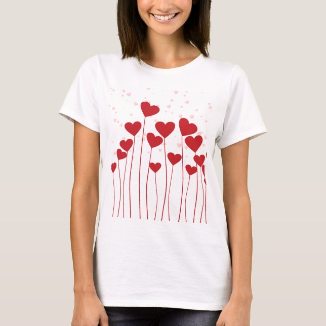 T-shirt Camiseta Corazones. Colección Con Mucho Amor ❤️  (Devant)