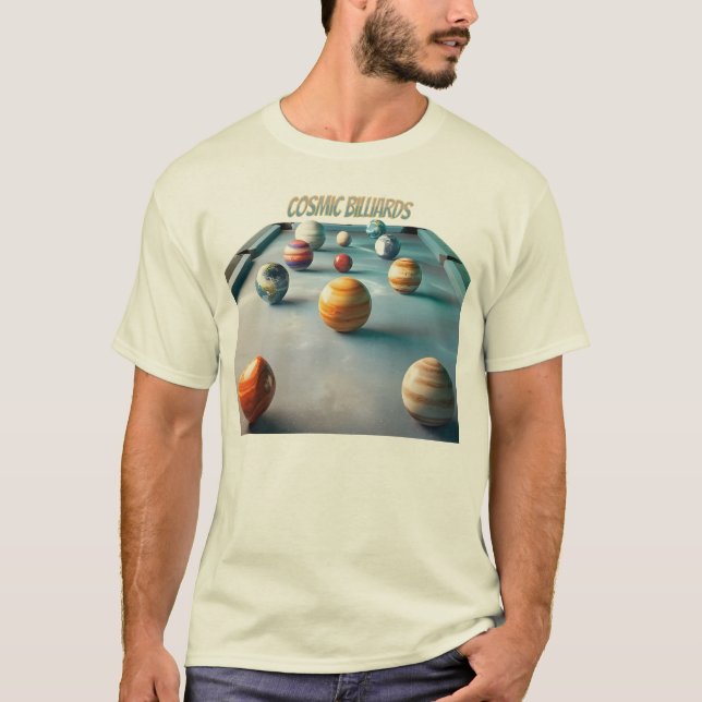 T-shirt Camiseta Cosmic Billiards (Devant)