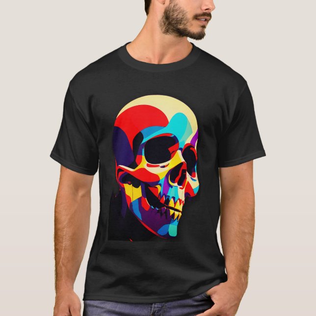 T-shirt Camiseta de calaver "Espiritu las Calaveras" (Devant)