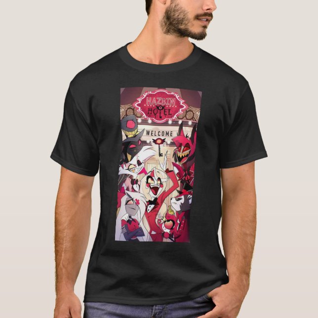 T-shirt camiseta de ropa de hazbin hotel (Devant)