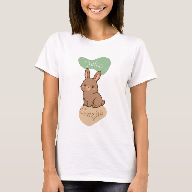 T-shirt Camiseta dulce conejito (Devant)