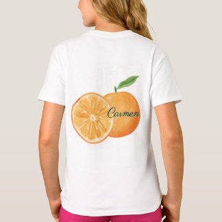 T-shirt Camiseta Dulce Tropical: naranja