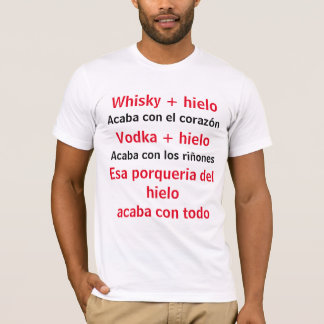 T-shirt Camiseta el hielo acaba con todo
