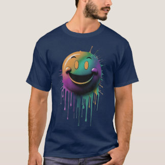 T-shirt camiseta Emoji Colors