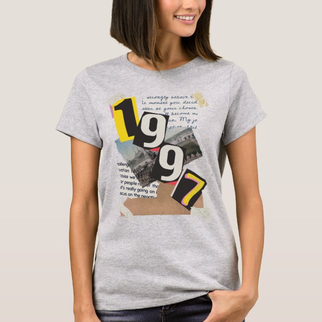 T-shirt Camiseta estilo vintage 1997 (Devant)