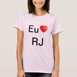 T-shirt Camiseta Eu amo Rio de janeiro
