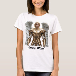 T-shirt Camiseta Feminina Básica Arcanjo Miguel