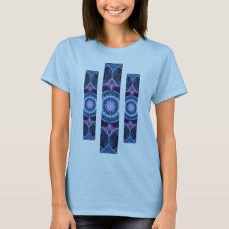 T-shirt Camiseta Feminina Básica Fractal Geometrico-1