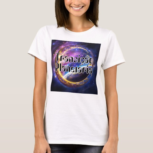 T-shirt Camiseta Feminina Básica Transição Planetária-2 (Devant)