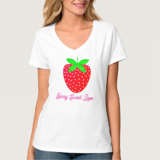 T-shirt camiseta feminina estampa morango