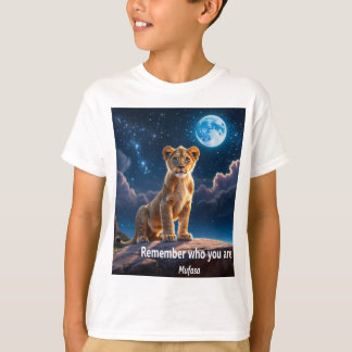T-shirt Camiseta Frase Inspiradora de Mufasa