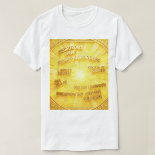 T-shirt Camiseta frases de esperança e motivação (Design devant)