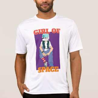 T-shirt camiseta girl on of space