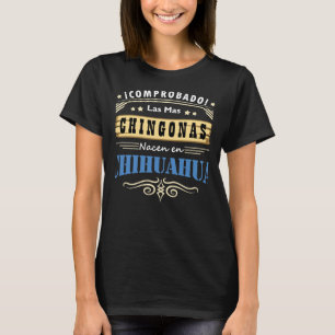 T-shirt Camiseta Graciosa Mujer Las Chingonas De Chihuahua