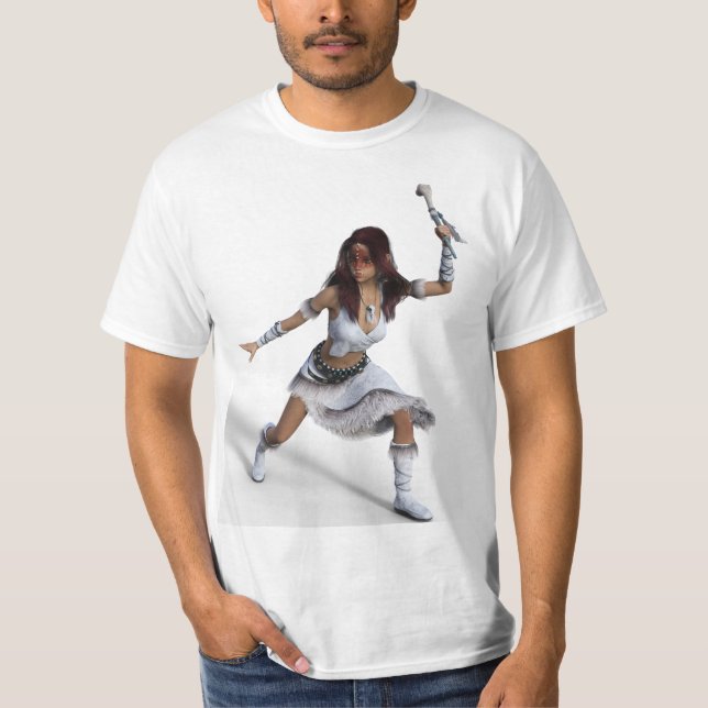 T-shirt Camiseta guerreira da floresta (Devant)