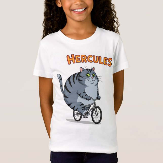 T-Shirt Camiseta Hercules Bicicleta (Devant)