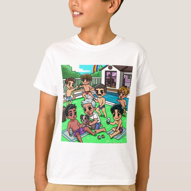 T-shirt Camiseta infantil divertida (Devant)