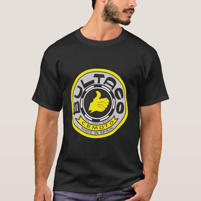 T-shirt Camiseta Jaune Bultaco Amarillo Camiseta Esencial (Devant)