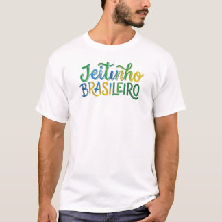 T-shirt Camiseta Jeitinho Brasileiro - Estampa Colorida Br