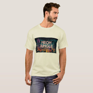 T-shirt camiseta Jungla de Neon