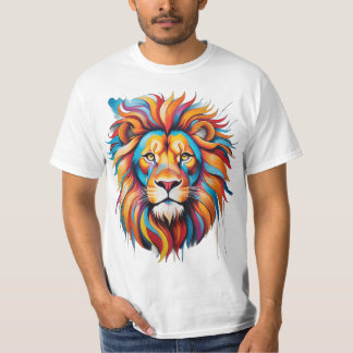 T-shirt Camiseta Leão Majestoso – Mostre a Grandeza que Ex