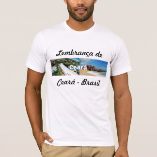 T-shirt Camiseta lembrança de Ceará
