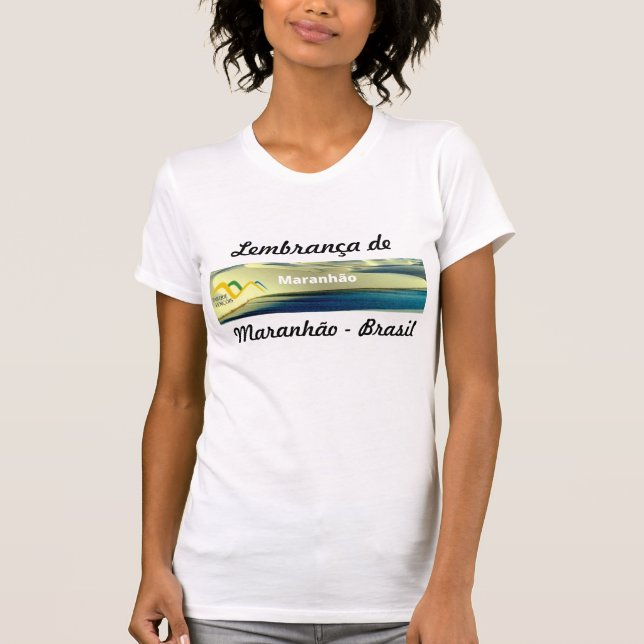 T-shirt Camiseta lembrança de Maranhão (Devant)