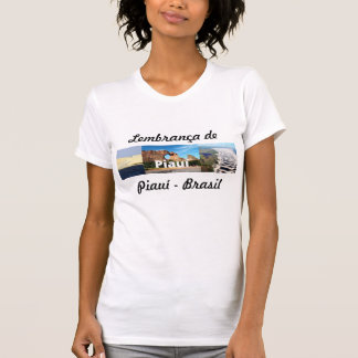 T-shirt Camiseta lembrança de Piauí - Brasil