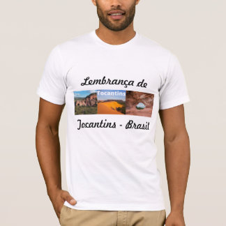 T-shirt Camiseta lembrança de Tocantins Brasil