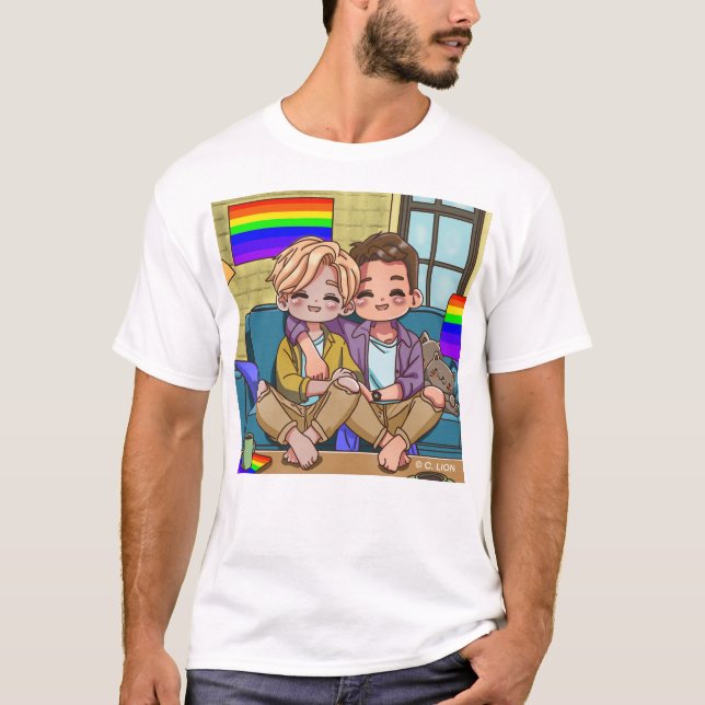 T-shirt Camiseta Lgbt (Devant)