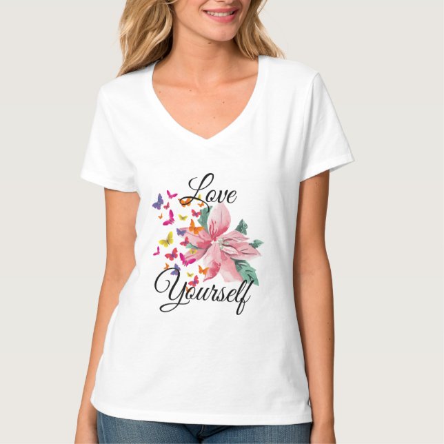 T-shirt Camiseta Love Yourself (Devant)