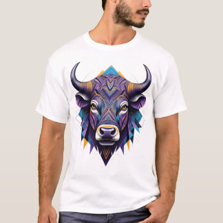 T-shirt Camiseta Masculina Básica Touro Tribal