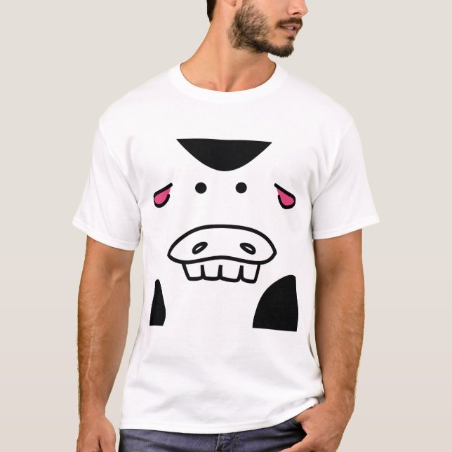 T-shirt Camiseta Masculina Cow Evolution  (Devant)