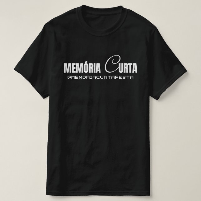 T-shirt camiseta Memória Curta festa III (Design devant)