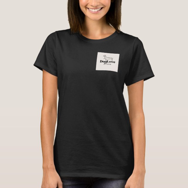 T-shirt Camiseta mujer DogLove  (Devant)