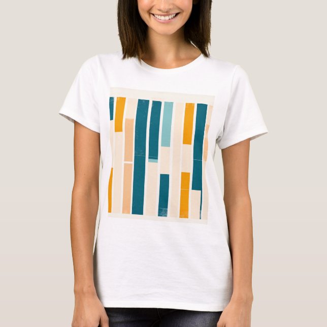 T-shirt camiseta mujer listas minimal (Devant)