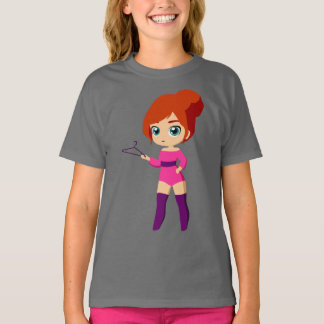 T-shirt Camiseta Muñeca con Percha para Colgar su Ropa
