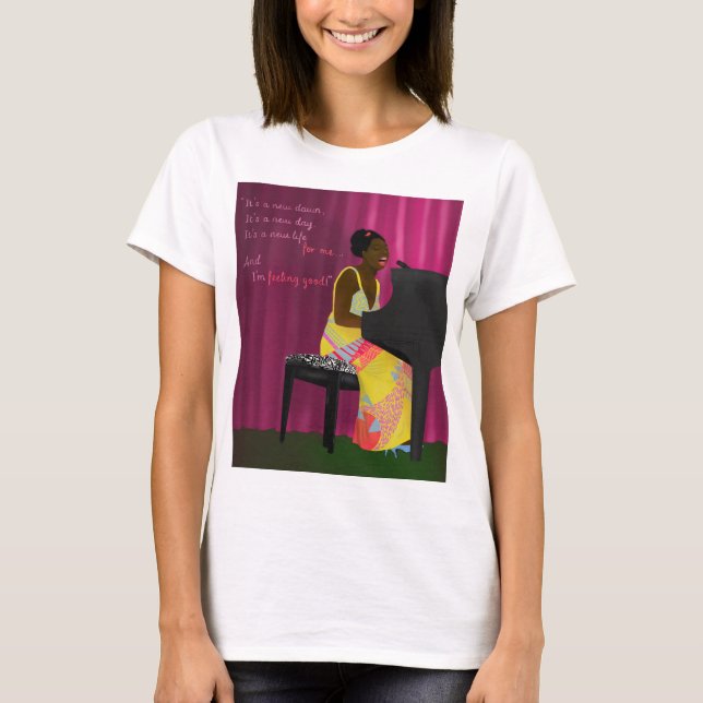 T-shirt Camiseta Nina Simone (Devant)