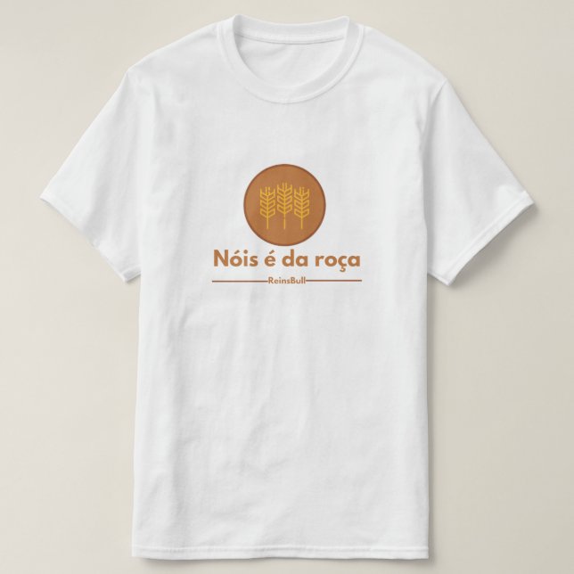 T-shirt Camiseta nóis é da roça (Design devant)