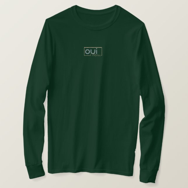 T-shirt Camiseta OUI, Merci (Design devant)