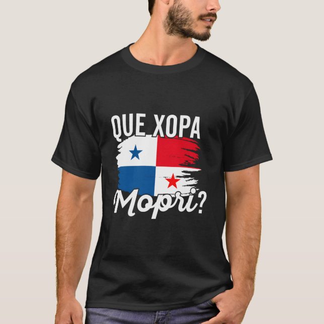 T-shirt Camiseta Panama Panaian Flag Dna Panameã±O Que Xop (Devant)