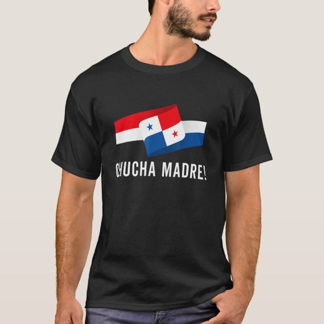 T-shirt Camiseta Panama Panaméen Drapeau ADN Panameño Slan (Devant)