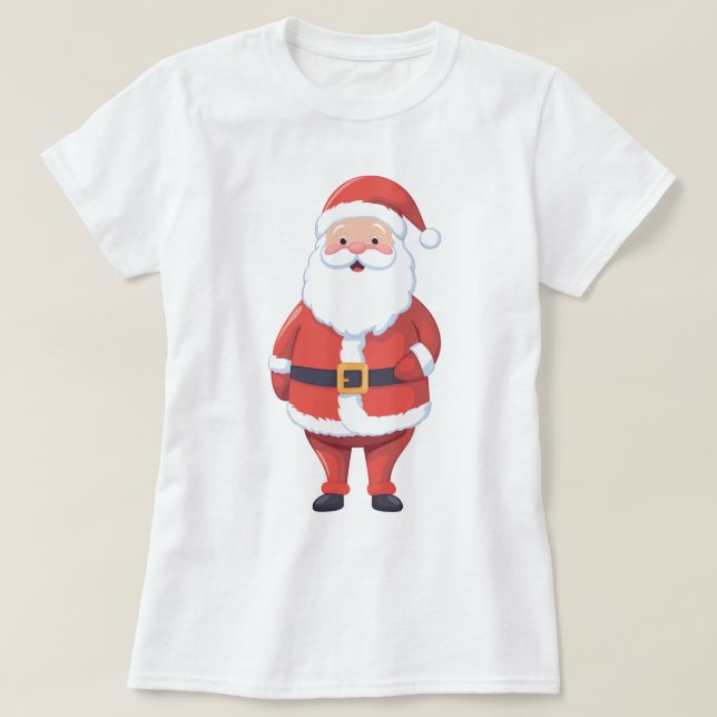 T-shirt Camiseta papai noel (Design devant)
