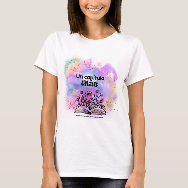 T-shirt Camiseta para amantes de los libros (Devant)