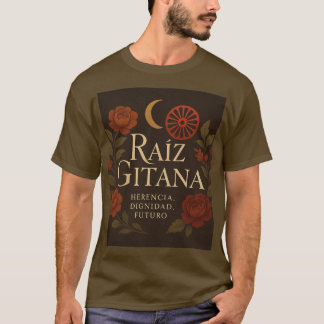 T-shirt Camiseta para Hombre "Raíz Gitana"